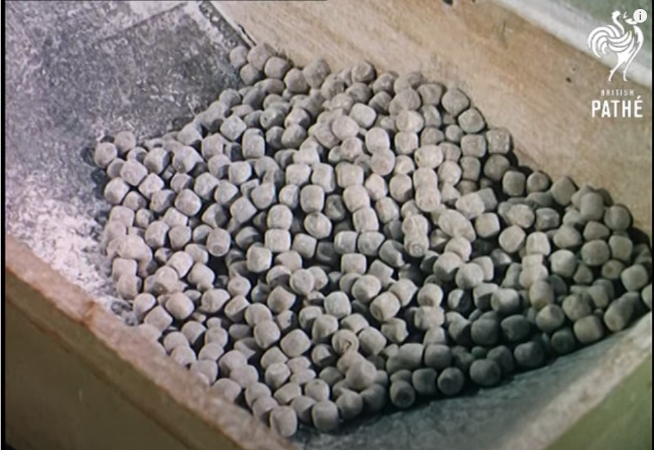 Rubber Pellets from the 1960's