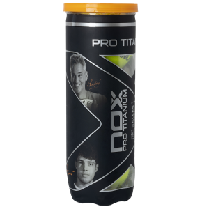 Nox Titanium Padel Tennis Balls (3b Tube)